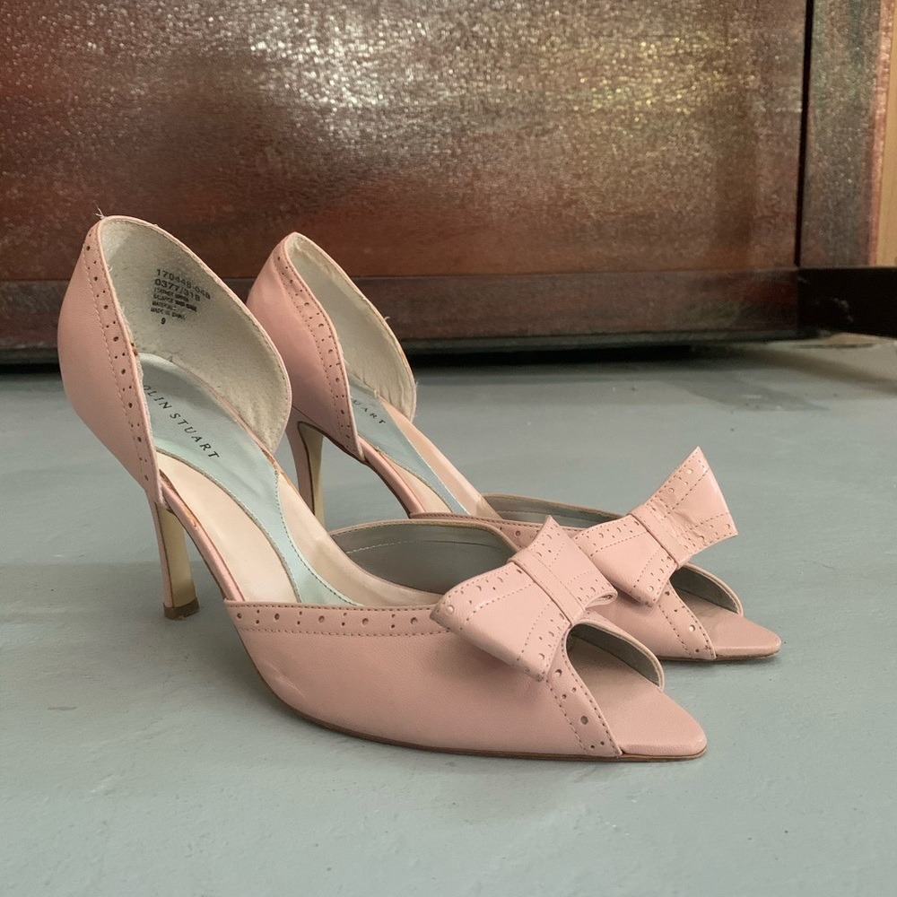 Pink open toed Colin Stuart Sling-backs